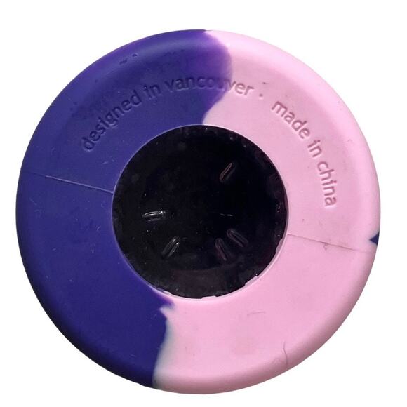 Lululemon Pure Focus Glass Water Bottle Iris Flower Pretty Purple - Picture 4 of 4